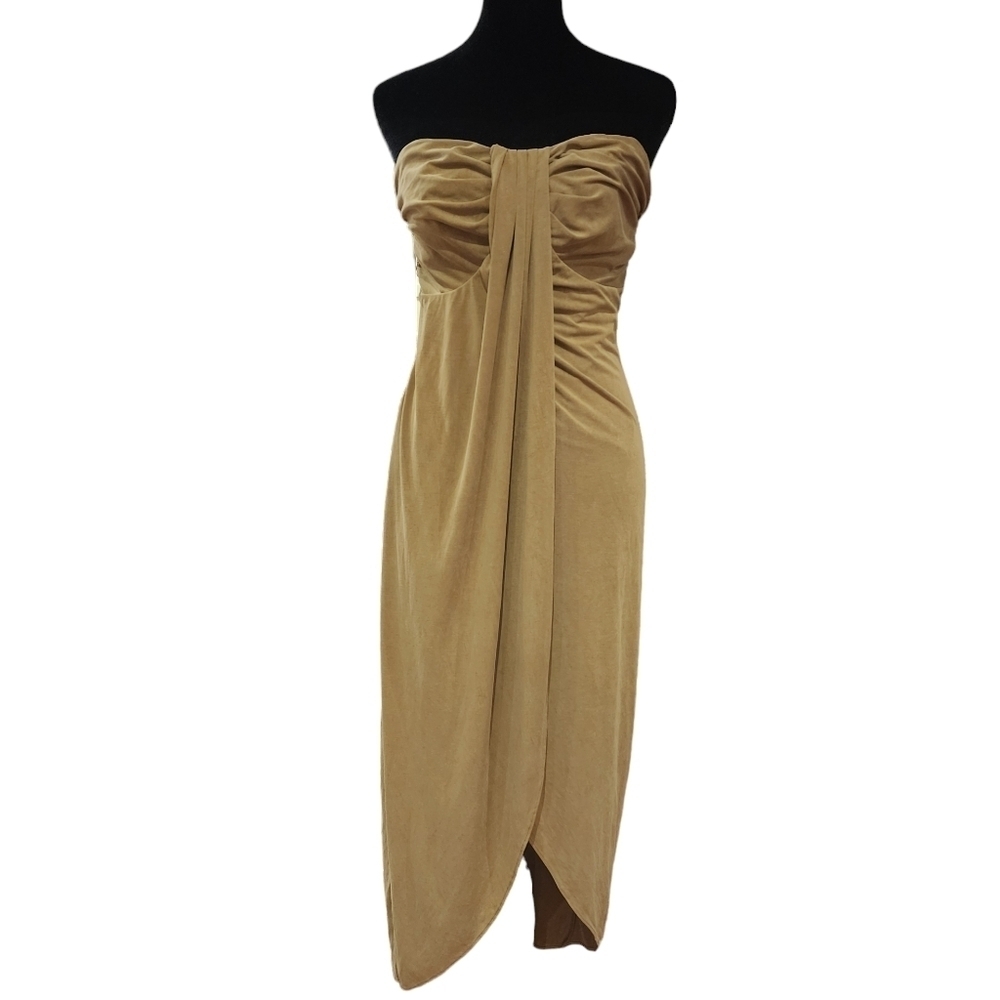 Anthropologie strapless dress - small